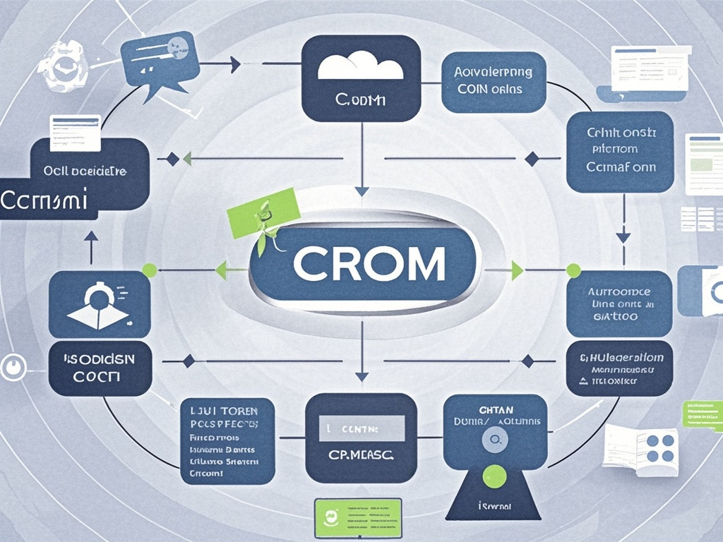外贸企业营销系统示意图