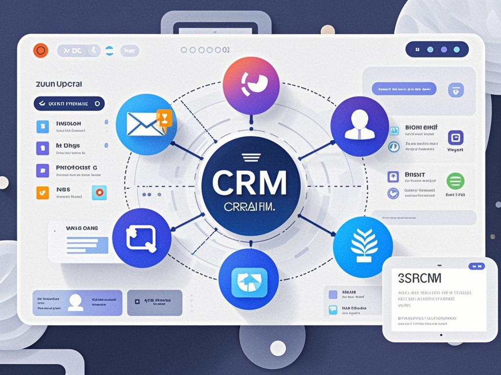 智能营销协同CRM示意图