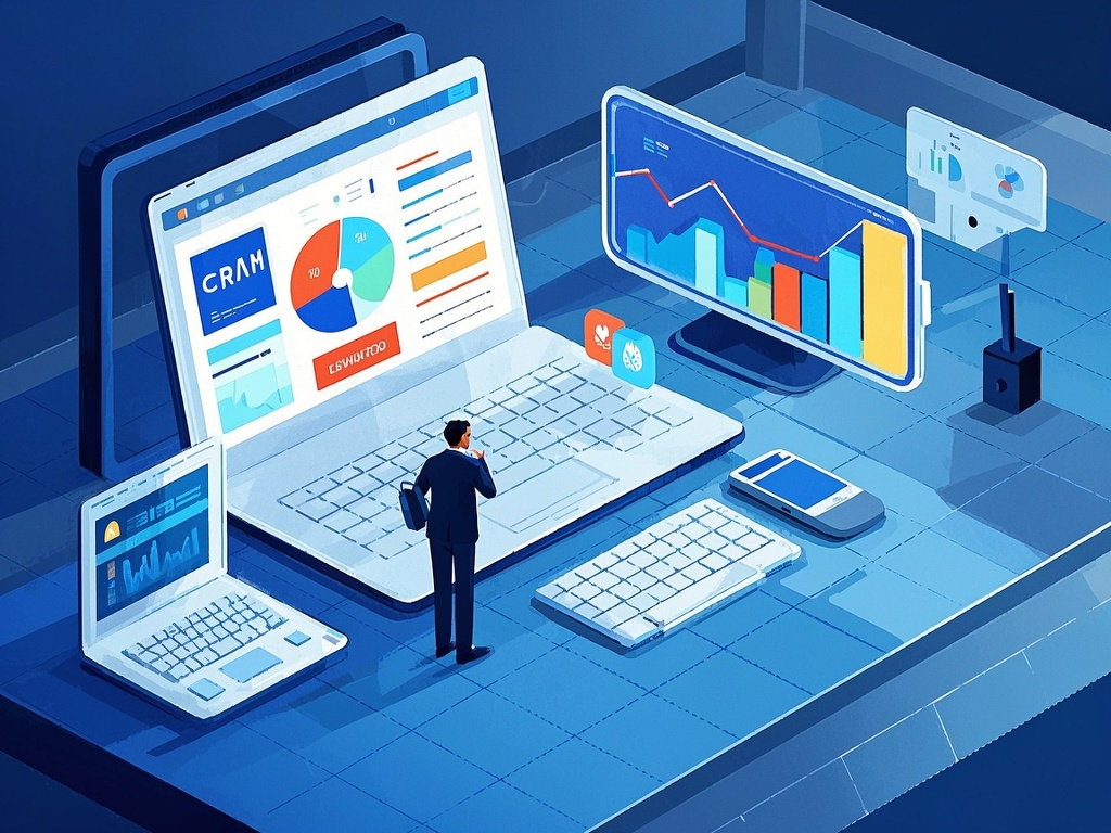 会员CRM系统示意图