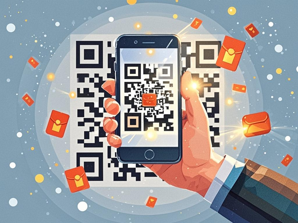 短视频与二维码红包团结