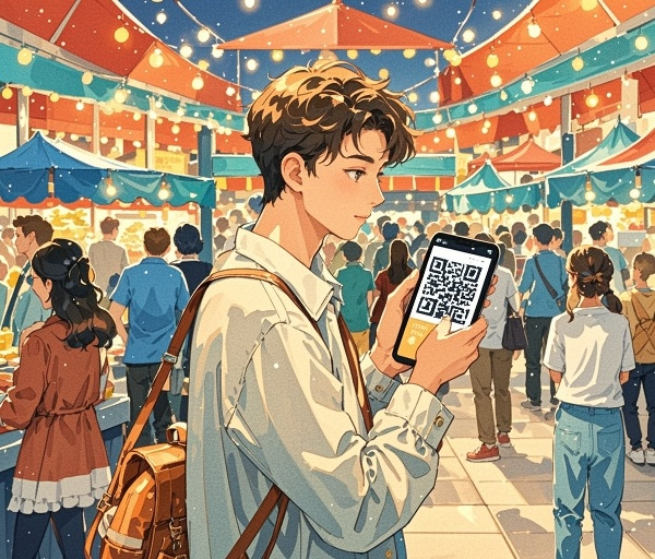 二维码交互场景图